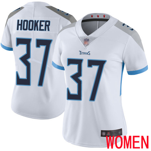 Tennessee Titans Limited White Women Amani Hooker Road Jersey NFL Football #37 Vapor Untouchable->women nfl jersey->Women Jersey